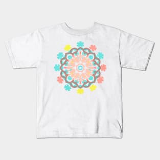 mandala Clamber Paint Kids T-Shirt